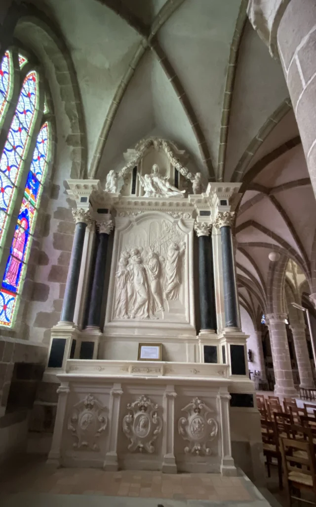 Lonlay Abbaye Vitrail Eglise Medieval Bocage Domfront Bagnoles